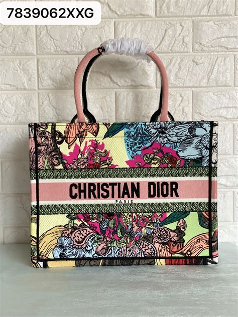 dior book tote floral|christian dior book floral tote.